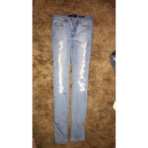 1R hollister super skinny jeans